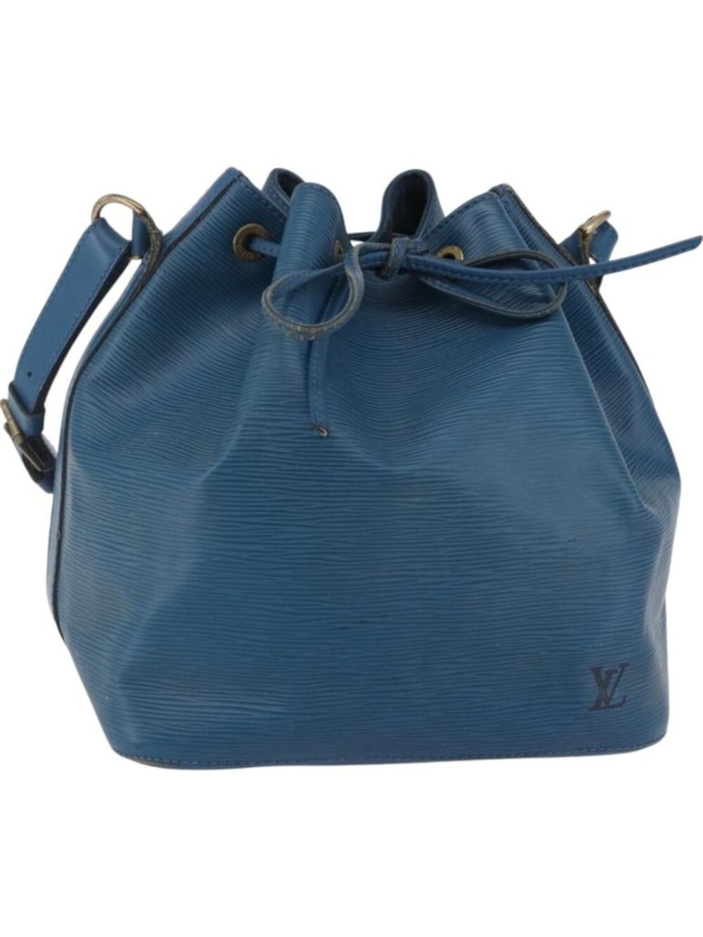 LOUIS VUITTON Epi Petit Noe Shoulder Bag Blue M44105